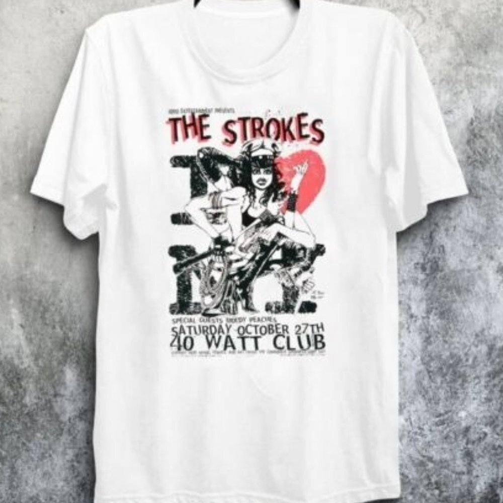 He Strokes Retro Pop Rock Band T Shirt For Fan